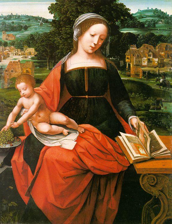 MASTER of Female Half-length Madonna and Child s